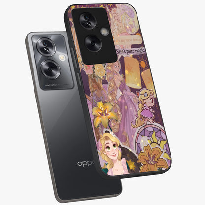 Magical Tangled Dream Glass Case displayed in angled mockup highlighting whimsical fantasy design with magical aesthetic.