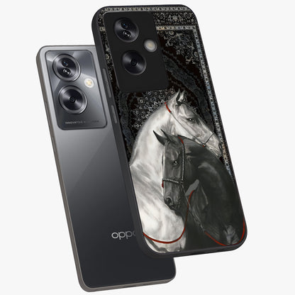 Majestic Ride Legacy Glass Case displayed in angled mockup highlighting sleek vehicle design with bold racing aesthetic.