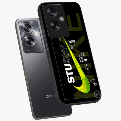 Neon Street Edition Glass Case displayed in angled mockup highlighting vibrant urban design with bold street aesthetic.