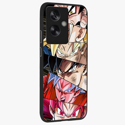 Anime Character Glass Case upright view showcasing expressive anime artwork with bold graphic style.