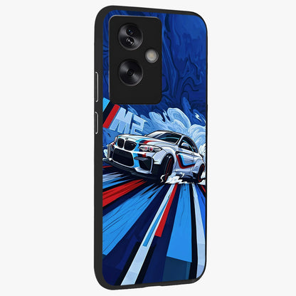 Drift Power Rush Glass Case upright view showcasing high speed racing artwork with bold automotive theme.