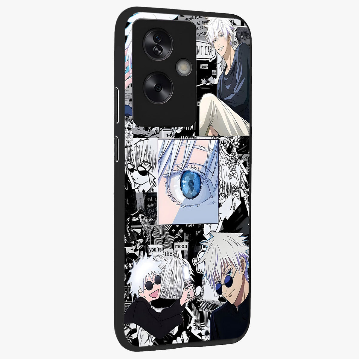 Infinity Sorcerer Chaos Glass Case upright view showcasing dramatic sorcerer artwork with chaotic mystical theme.