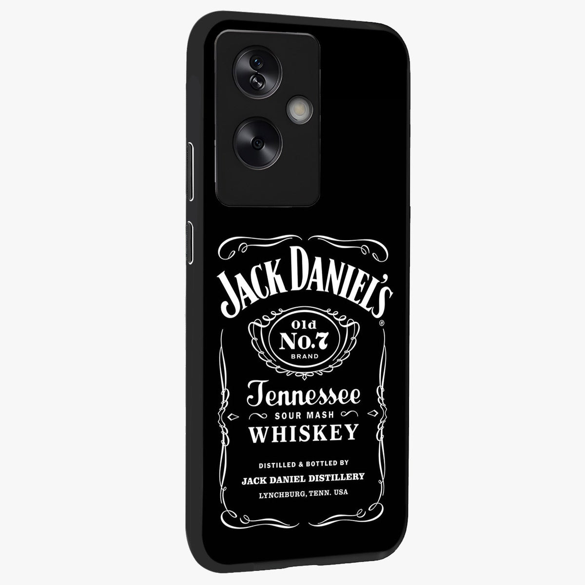 Vintage Whiskey Heritage Glass Case upright view showcasing stylish vintage whiskey artwork with timeless bar culture theme.