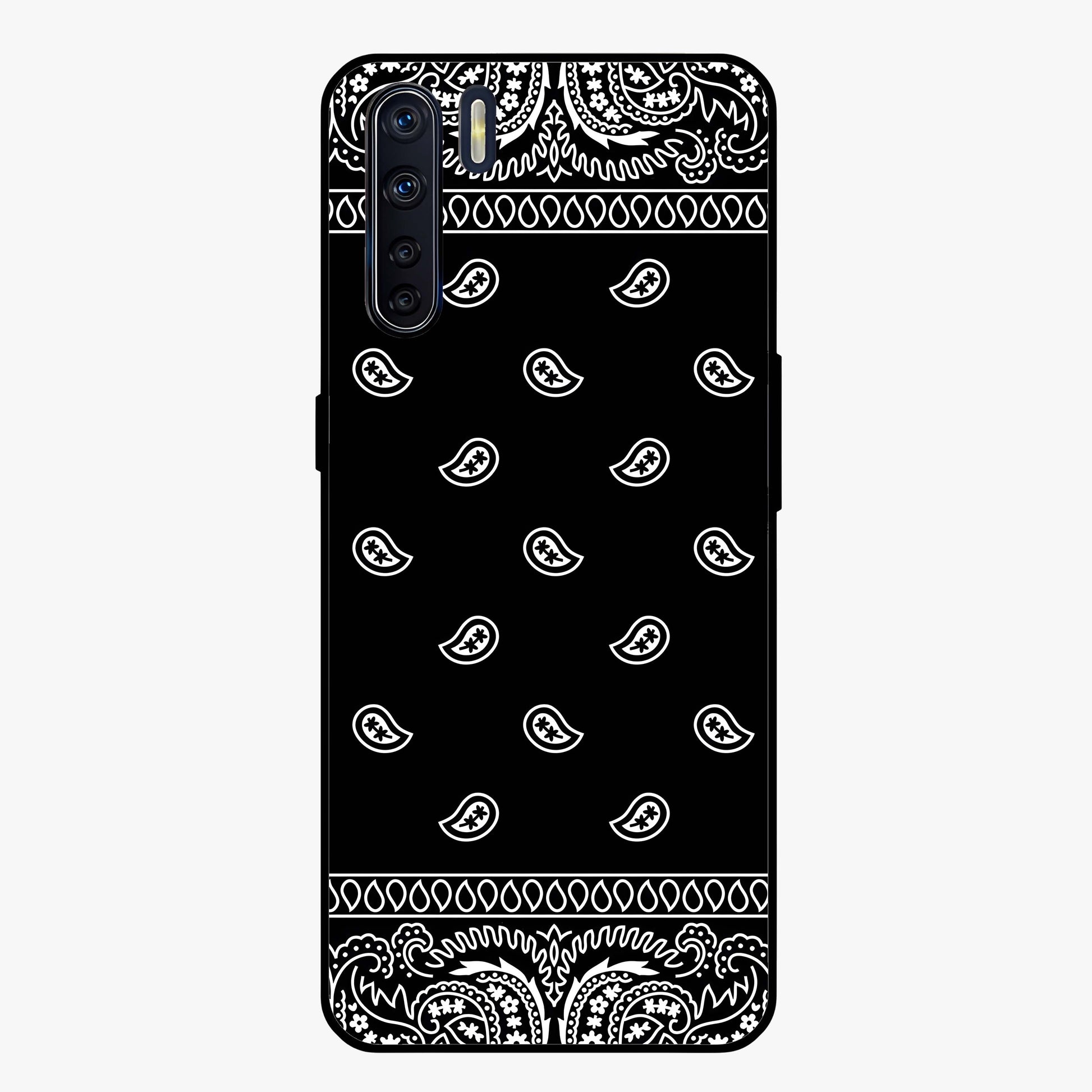 Retro Rebel Threads Glass Case showing flat back view with vintage street style artwork and glossy glass finish.