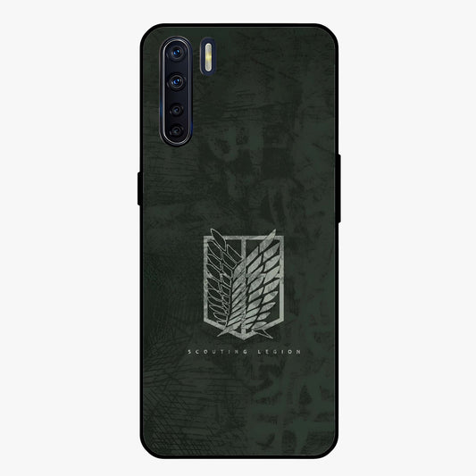 Wings Of Freedom Glass Case showing flat back view with symbolic wings artwork and glossy glass finish.