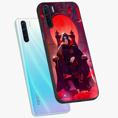 Blood Moon Sovereign Glass Case displayed in angled mockup highlighting dark celestial moon design and dramatic theme.
