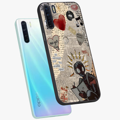 City Dream Sketch Glass Case displayed in angled mockup highlighting minimal city illustration with aesthetic sketch style.