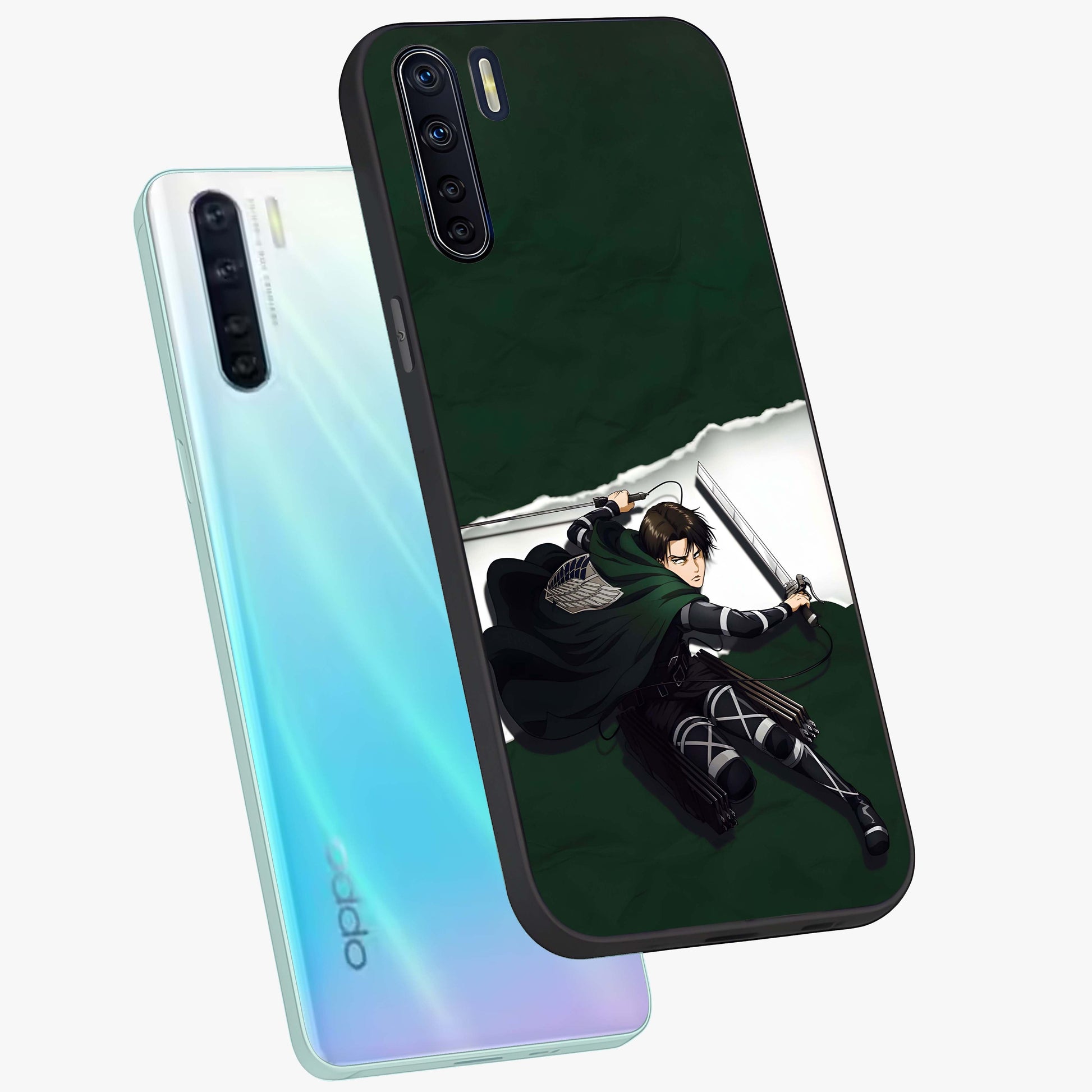 Emerald War Vanguard Glass Case displayed in angled mockup highlighting intense battle inspired design with emerald tone aesthetic.