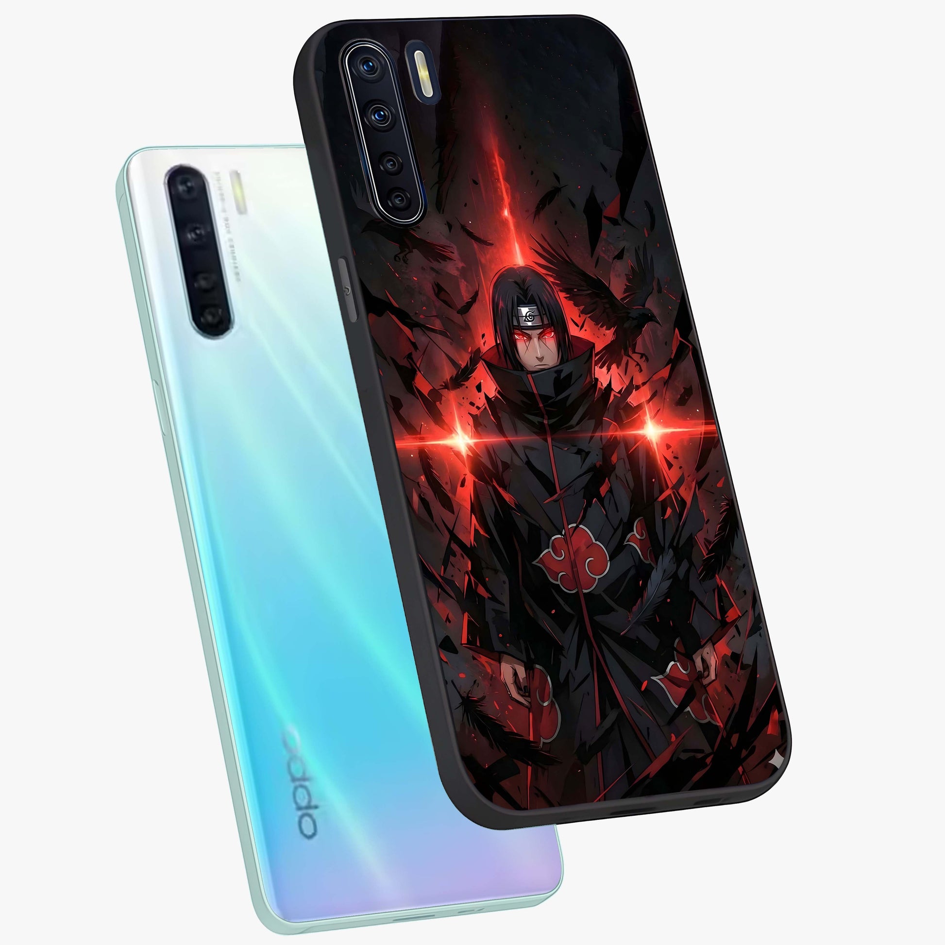 Focused Blade Discipline Glass Case displayed in angled mockup highlighting clean minimal text artwork with modern aesthetic style.
