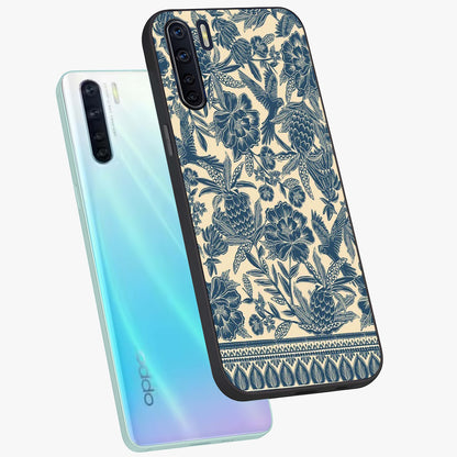 Heirloom Wild Bloom Glass Case displayed in angled mockup highlighting botanical bloom design with classic aesthetic style.
