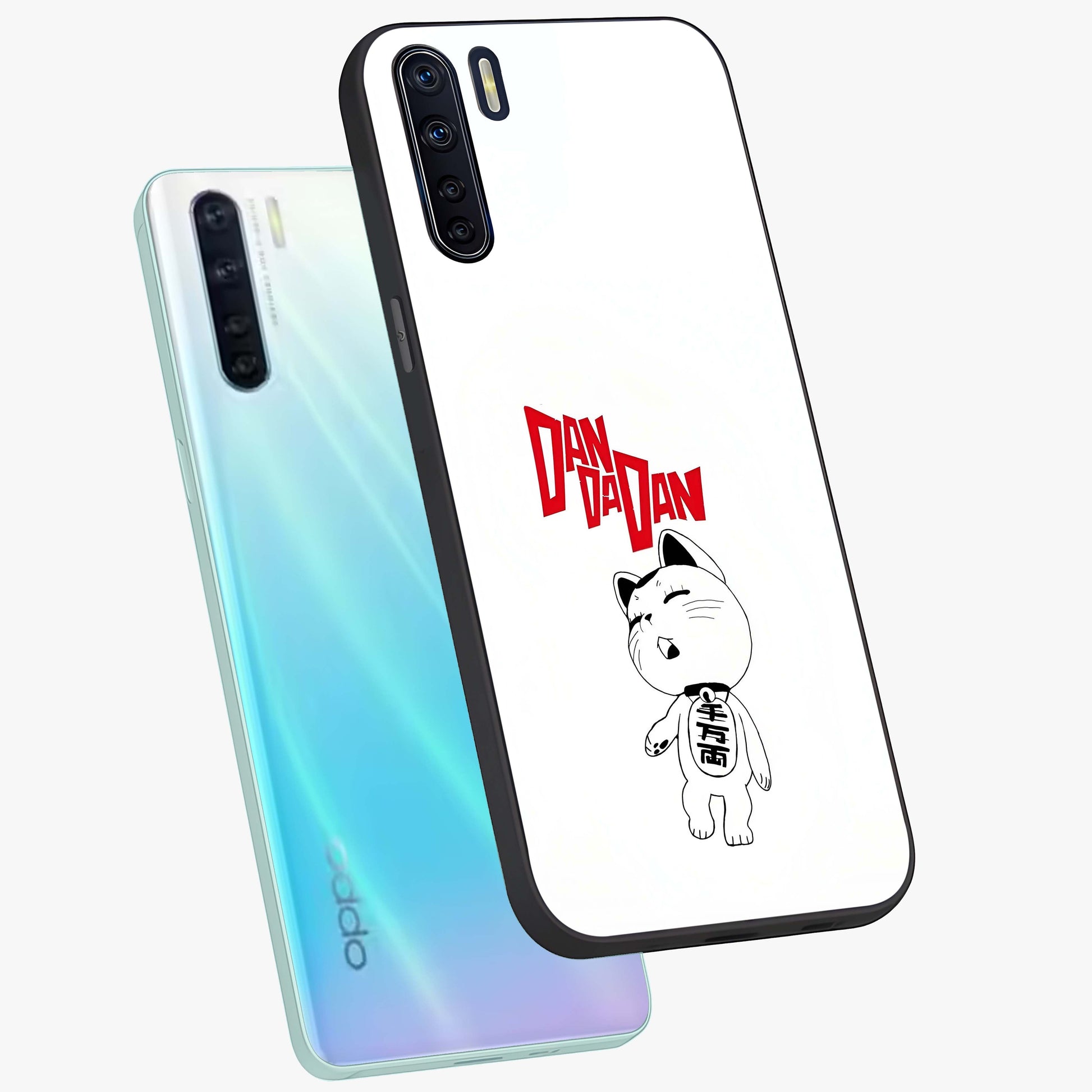 Playful Spirit Charm Glass Case displayed in angled mockup highlighting lively decorative design with playful aesthetic style.