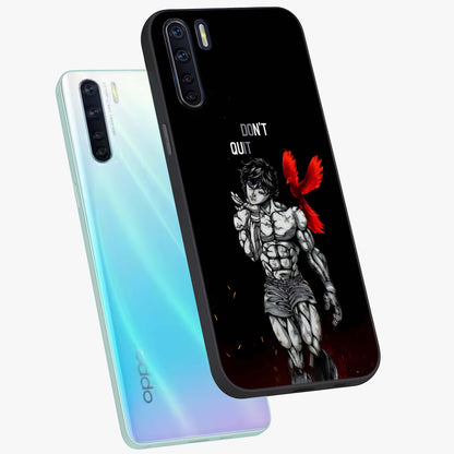 Rise Beyond Limits Glass Case displayed in angled mockup highlighting inspiring message design with modern aesthetic style.