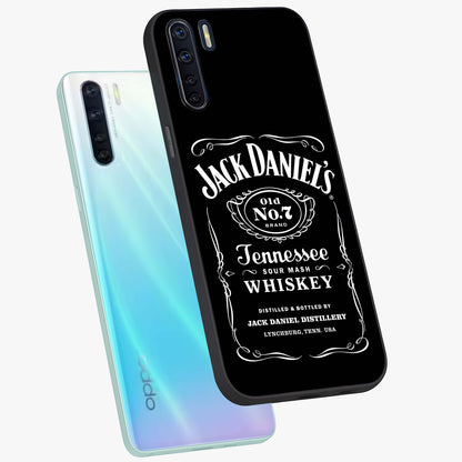 Vintage Whiskey Heritage Glass Case displayed in angled mockup highlighting retro beverage themed design with heritage aesthetic.