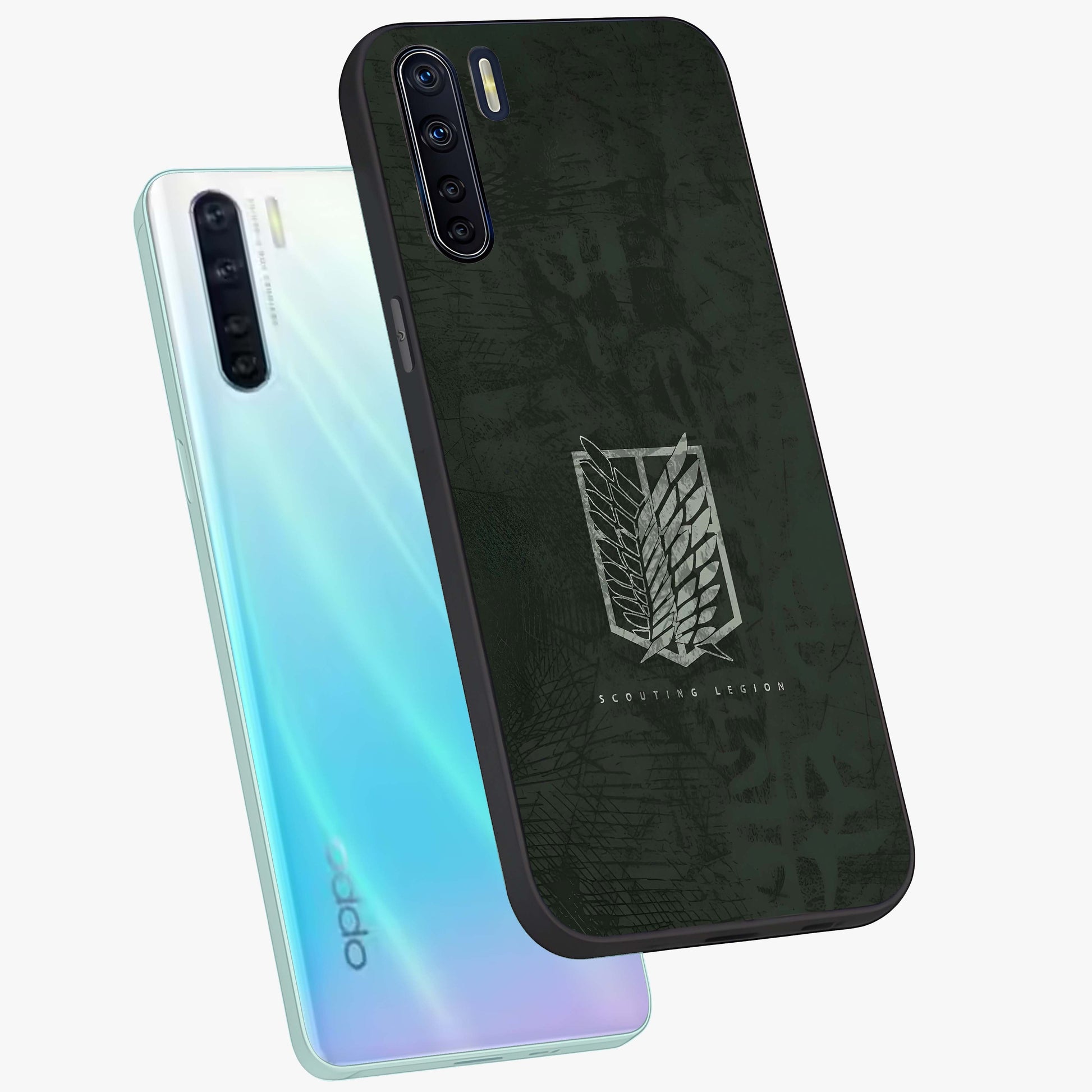 Wings Of Freedom Glass Case displayed in angled mockup highlighting graceful wing design with inspirational aesthetic.