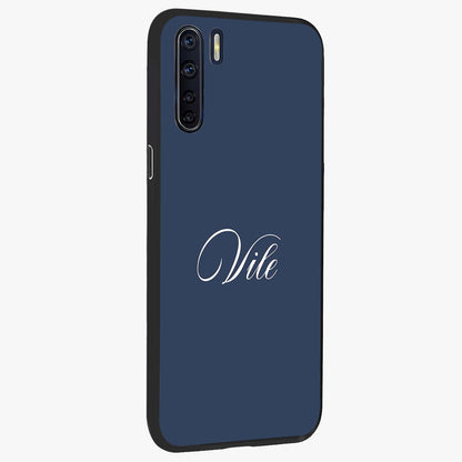 Blue Vintage Floral Pattern Glass Case displayed in angled mockup highlighting classic blue floral pattern and retro aesthetic design.