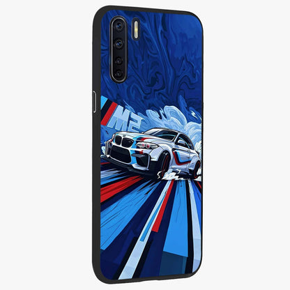 Drift Power Rush Glass Case upright view showcasing high speed racing artwork with bold automotive theme.