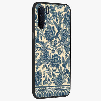 Heirloom Wild Bloom Glass Case upright view showcasing delicate wildflower artwork with timeless floral theme.