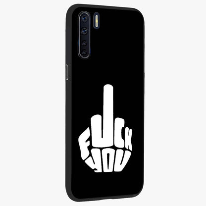Rebel Mode On Glass Case upright view showcasing striking statement artwork with bold rebellious theme.