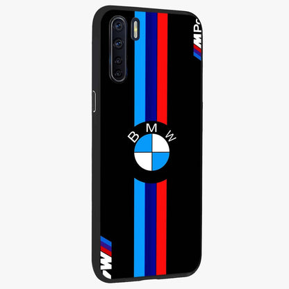 Turbo BMW Beast Glass Case upright view showcasing powerful car artwork with modern motorsport theme.