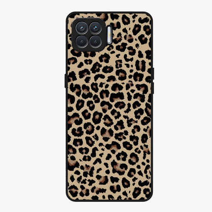 Savage Chic Pattern Glass Case showing flat back view with stylish patterned artwork and glossy glass finish.