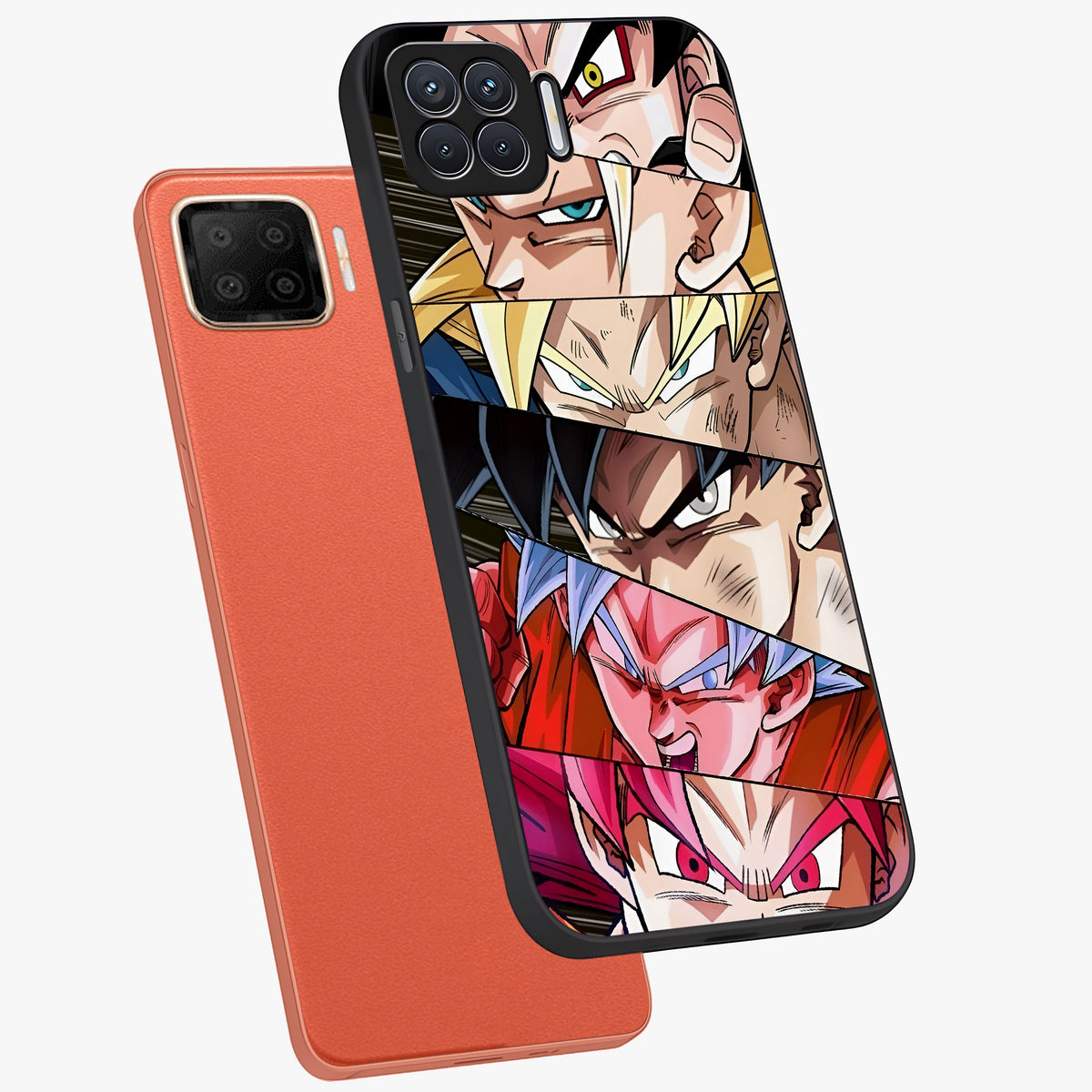 Anime Character Glass Case displayed in angled mockup highlighting colorful anime character illustration.