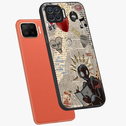City Dream Sketch Glass Case displayed in angled mockup highlighting minimal city illustration with aesthetic sketch style.