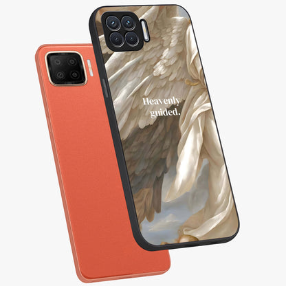 Divine Winged Grace Glass Case displayed in angled mockup highlighting graceful wing design with divine aesthetic style.
