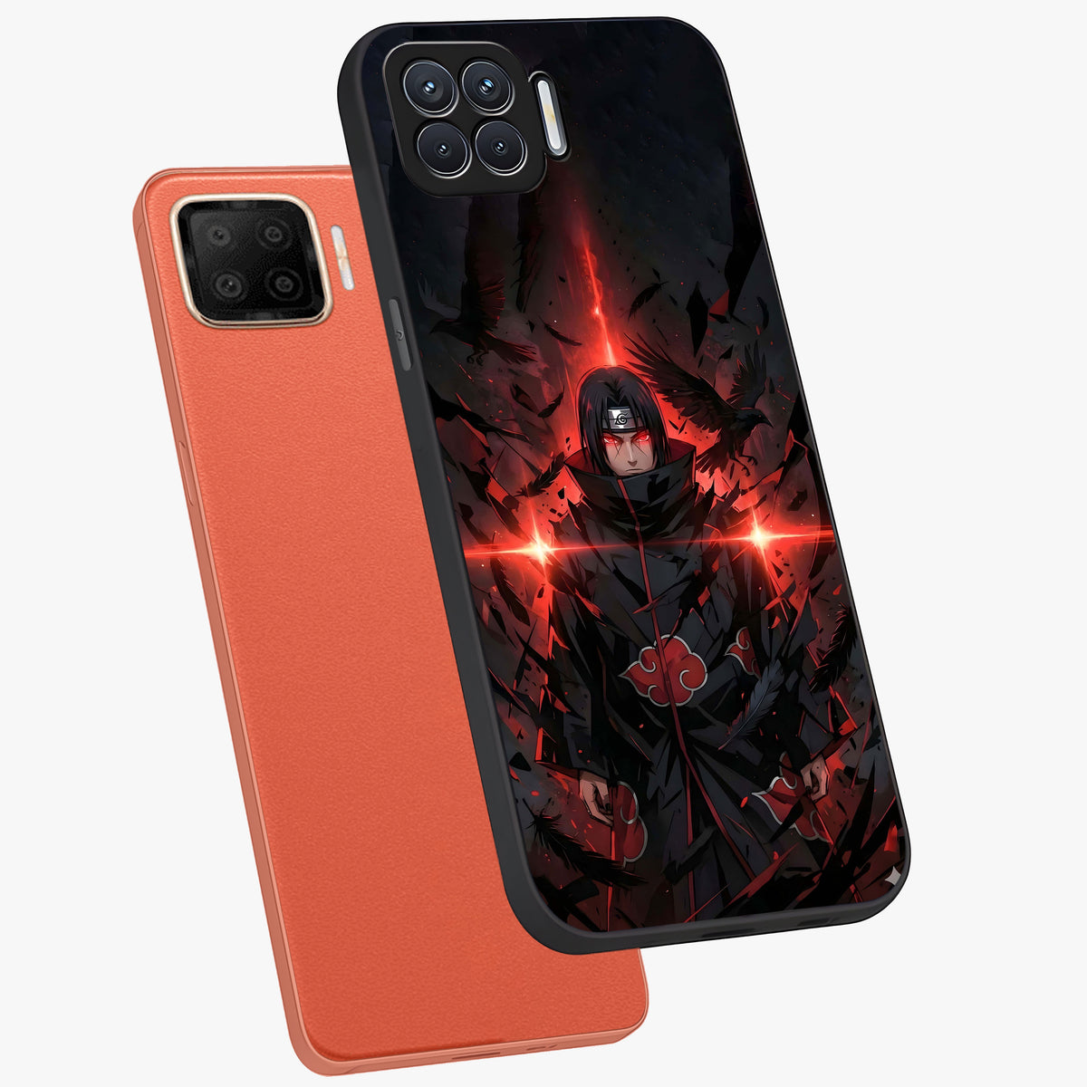 Focused Blade Discipline Glass Case displayed in angled mockup highlighting clean minimal text artwork with modern aesthetic style.