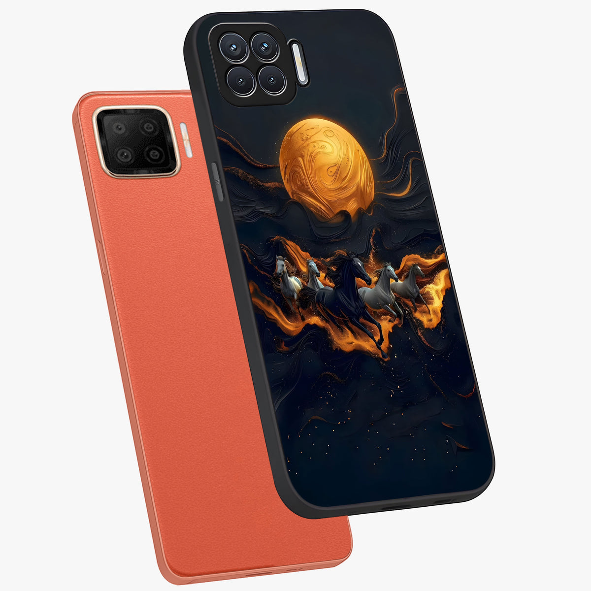 Golden Royal Heritage Glass Case displayed in angled mockup highlighting luxurious heritage design with golden aesthetic style.
