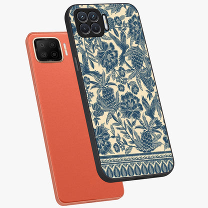 Heirloom Wild Bloom Glass Case displayed in angled mockup highlighting botanical bloom design with classic aesthetic style.