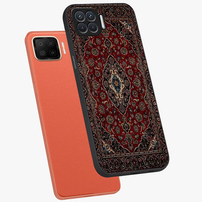 Heritage Carpet Royale Glass Case displayed in angled mockup highlighting intricate royal carpet design with heritage aesthetic.