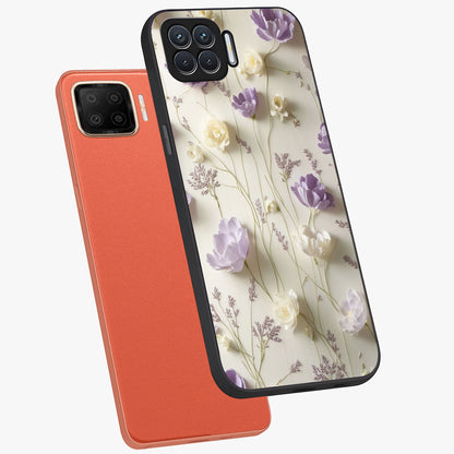 Lilac Breeze Harmony Glass Case displayed in angled mockup highlighting calm lilac breeze design with soothing aesthetic style.