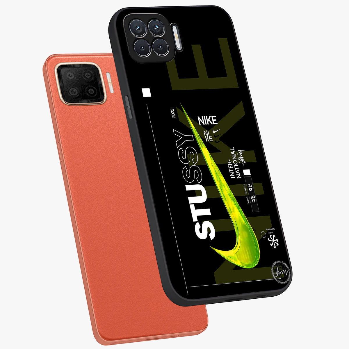 Neon Street Edition Glass Case displayed in angled mockup highlighting vibrant urban design with bold street aesthetic.