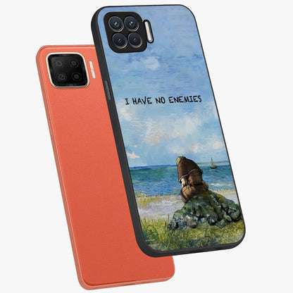Peace Beyond War Glass Case displayed in angled mockup highlighting meaningful message design with artistic aesthetic style.