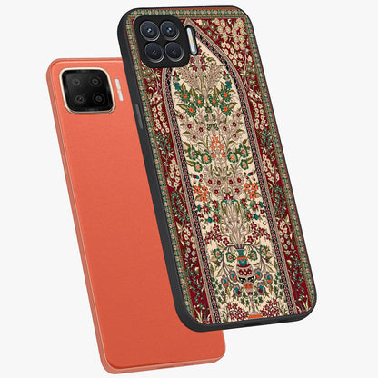 Persian Inspired Glass Case displayed in angled mockup highlighting intricate traditional design with elegant cultural aesthetic.