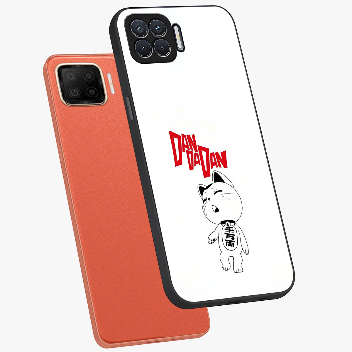 Playful Spirit Charm Glass Case displayed in angled mockup highlighting lively decorative design with playful aesthetic style.