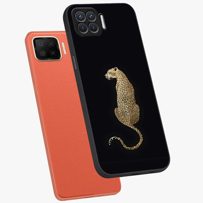 Regal Leopard Glass Case displayed in angled mockup highlighting powerful animal illustration with stylish wild aesthetic.