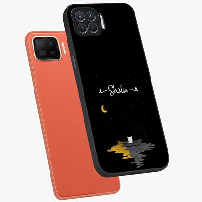 Silent Night Row Glass Case displayed in angled mockup highlighting peaceful evening design with dreamy night aesthetic.