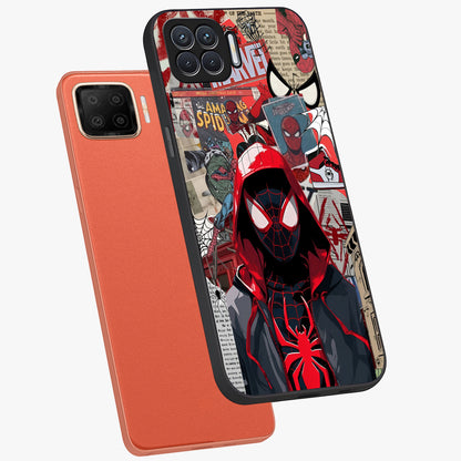 Spider Collage Street Glass Case displayed in angled mockup highlighting dynamic street style collage design with comic aesthetic.