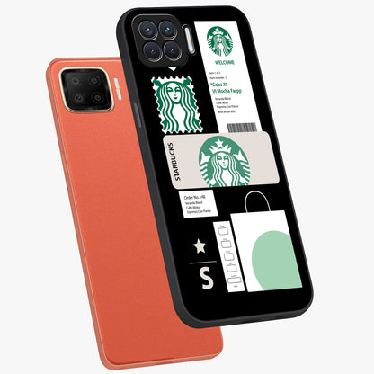 Starbucks Mocha Glass Case displayed in angled mockup highlighting stylish mocha themed design with cozy café aesthetic.