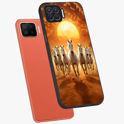 Wild Sunset Majesty Glass Case displayed in angled mockup highlighting vibrant sunset sky design with scenic aesthetic.