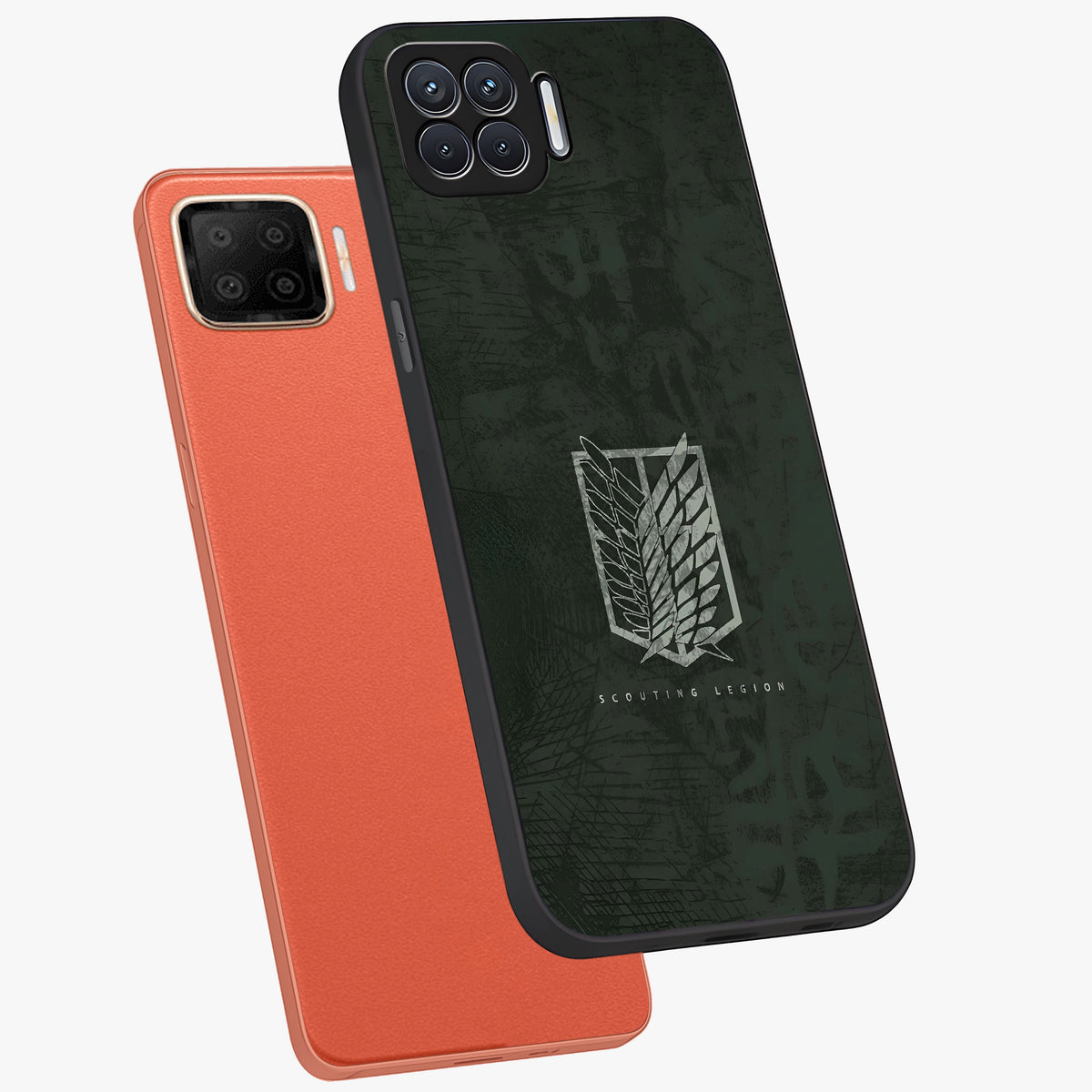 Wings Of Freedom Glass Case displayed in angled mockup highlighting graceful wing design with inspirational aesthetic.