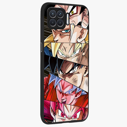 Anime Character Glass Case upright view showcasing expressive anime artwork with bold graphic style.