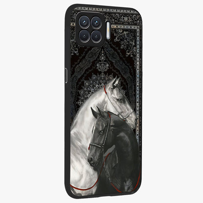 Majestic Ride Legacy Glass Case upright view showcasing dynamic ride inspired artwork with modern automotive theme.