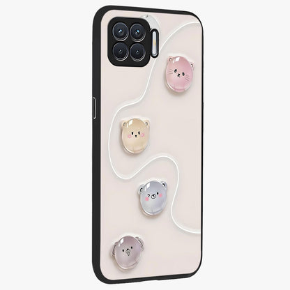 Puffy Face Parade Glass Case upright view showcasing adorable character artwork with cheerful animated theme.
