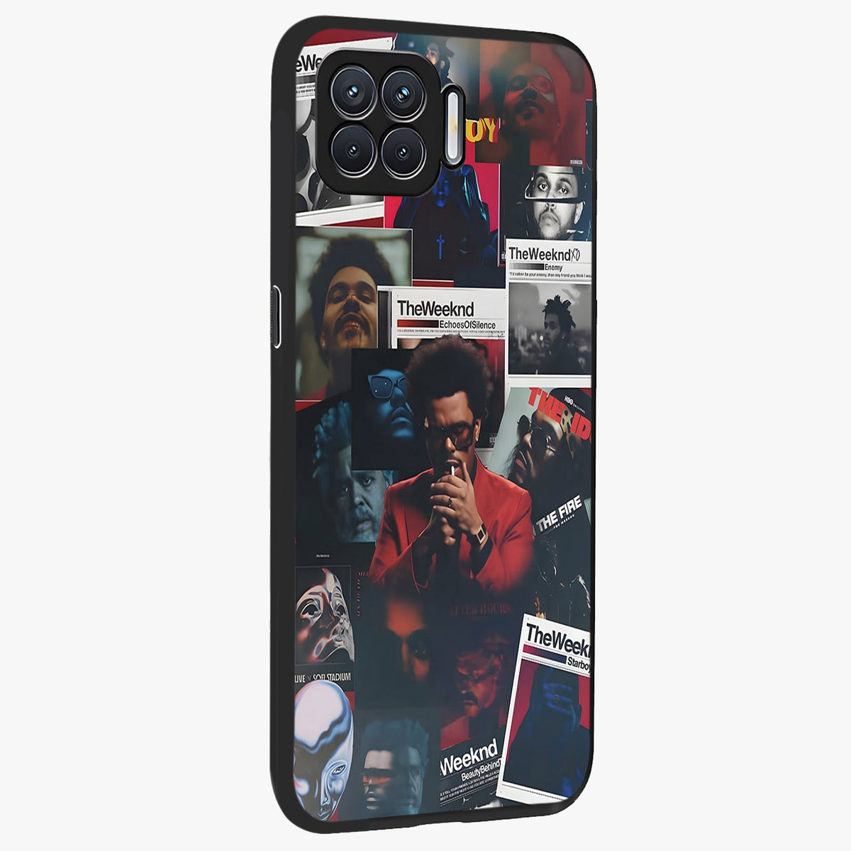 The Weeknd Glass Case upright view showcasing bold music themed artwork with contemporary artistic style.