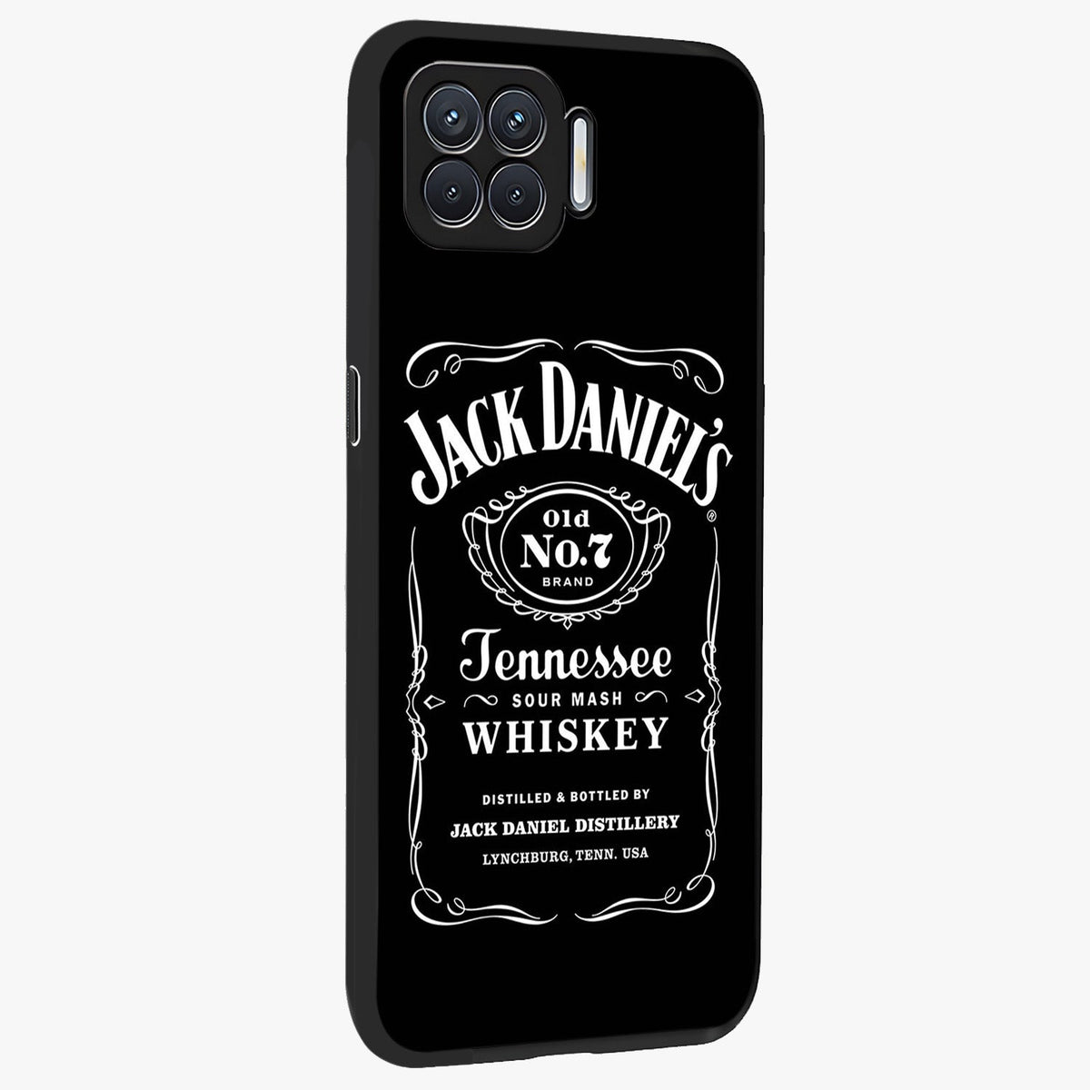 Vintage Whiskey Heritage Glass Case upright view showcasing stylish vintage whiskey artwork with timeless bar culture theme.