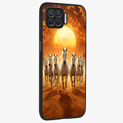 Wild Sunset Majesty Glass Case upright view showcasing dramatic sunset artwork with bold nature theme.
