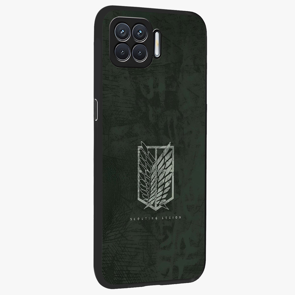 Wings Of Freedom Glass Case upright view showcasing powerful wings artwork with freedom themed design.