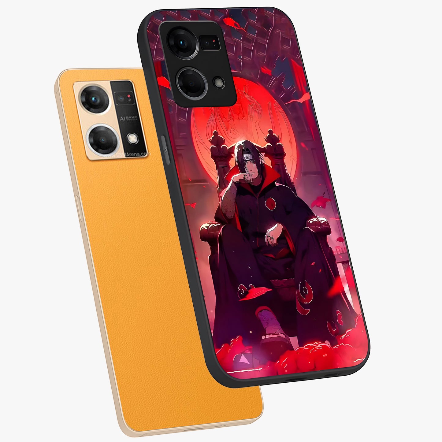 Blood Moon Sovereign Glass Case displayed in angled mockup highlighting dark celestial moon design and dramatic theme.
